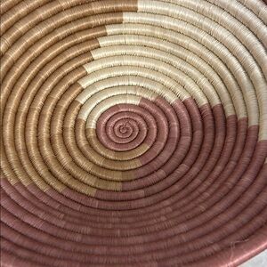 Handwoven Basket with Earthy Tones